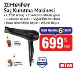 HEİFER SAÇ KURUTMA MAKİNESİ HEİFER SAÇ KURUTMA MAKİNESİ